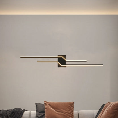 Alana Modern LED Vägglampa - Svart/Vit Vardagsrum/Sovrum