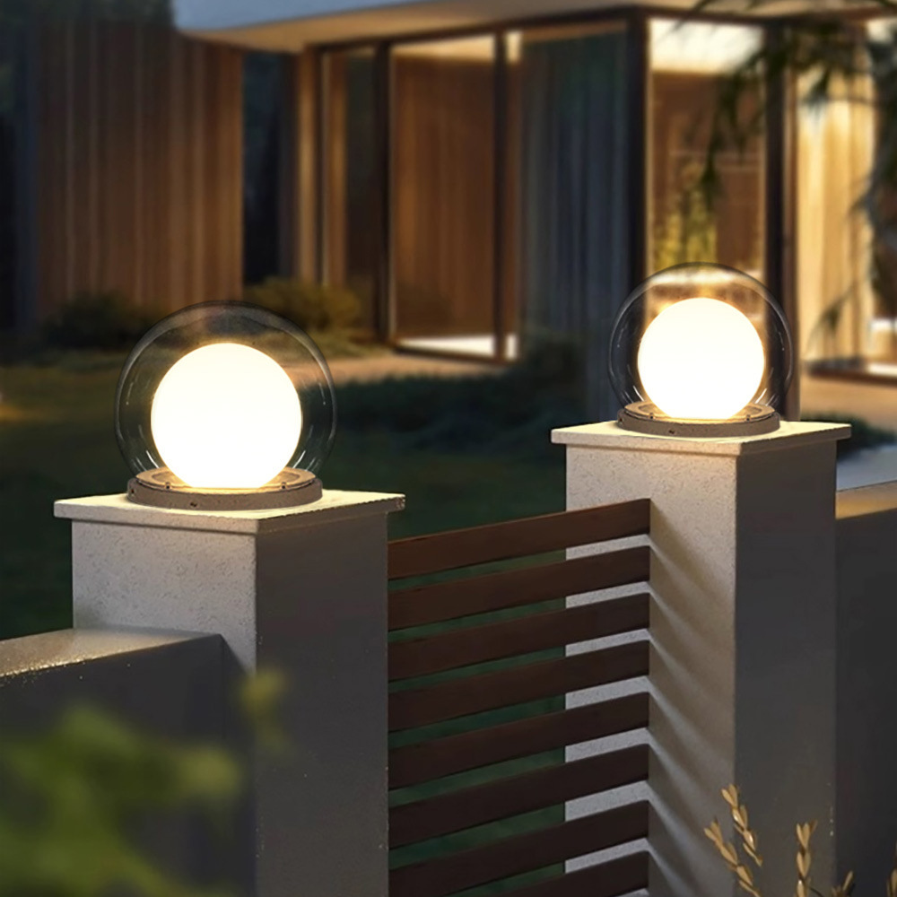 Utomhuspelarlykta med sleek minimalistisk design