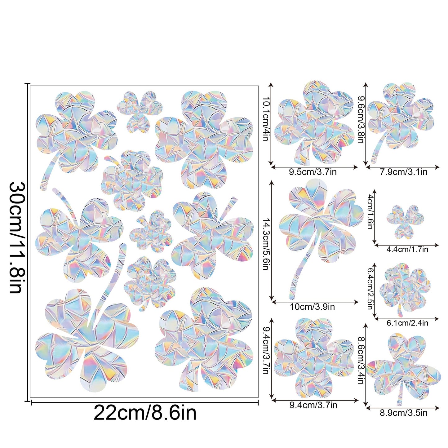 Regnbåge Fönster Klistermärke