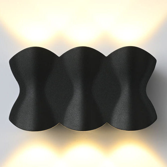 Moderna minimalistiska vattentäta LED-vägglampa i aluminium