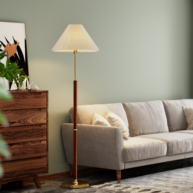 Lunara Shade | Tidlös golvlampa av rispapper i Japandi-stil