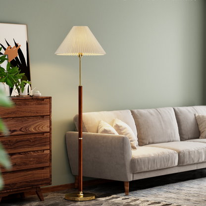 Lunara Shade | Tidlös golvlampa av rispapper i Japandi-stil