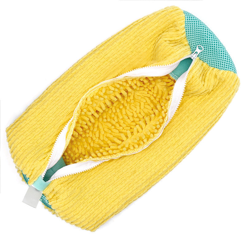 Praktisk skotvättpåse