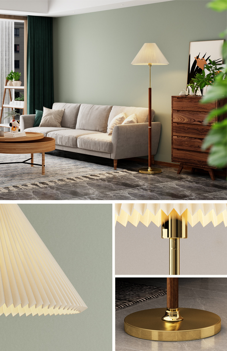 Lunara Shade | Tidlös golvlampa av rispapper i Japandi-stil