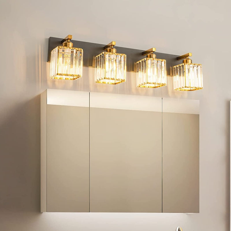 Kirsten Design LED Vägglampa Tvålampad Kristall Badrum