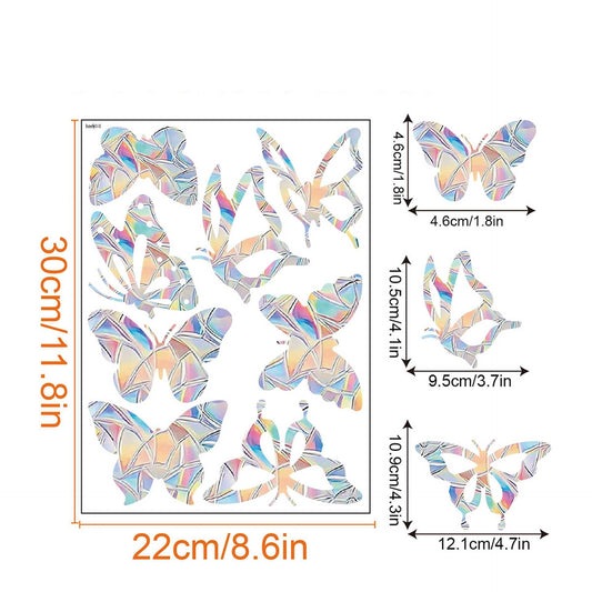 Regnbåge Fönster Klistermärke