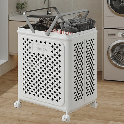 LaundroFlex | Fällbar tvättkorg med hjul, platsbesparande &amp; mobil