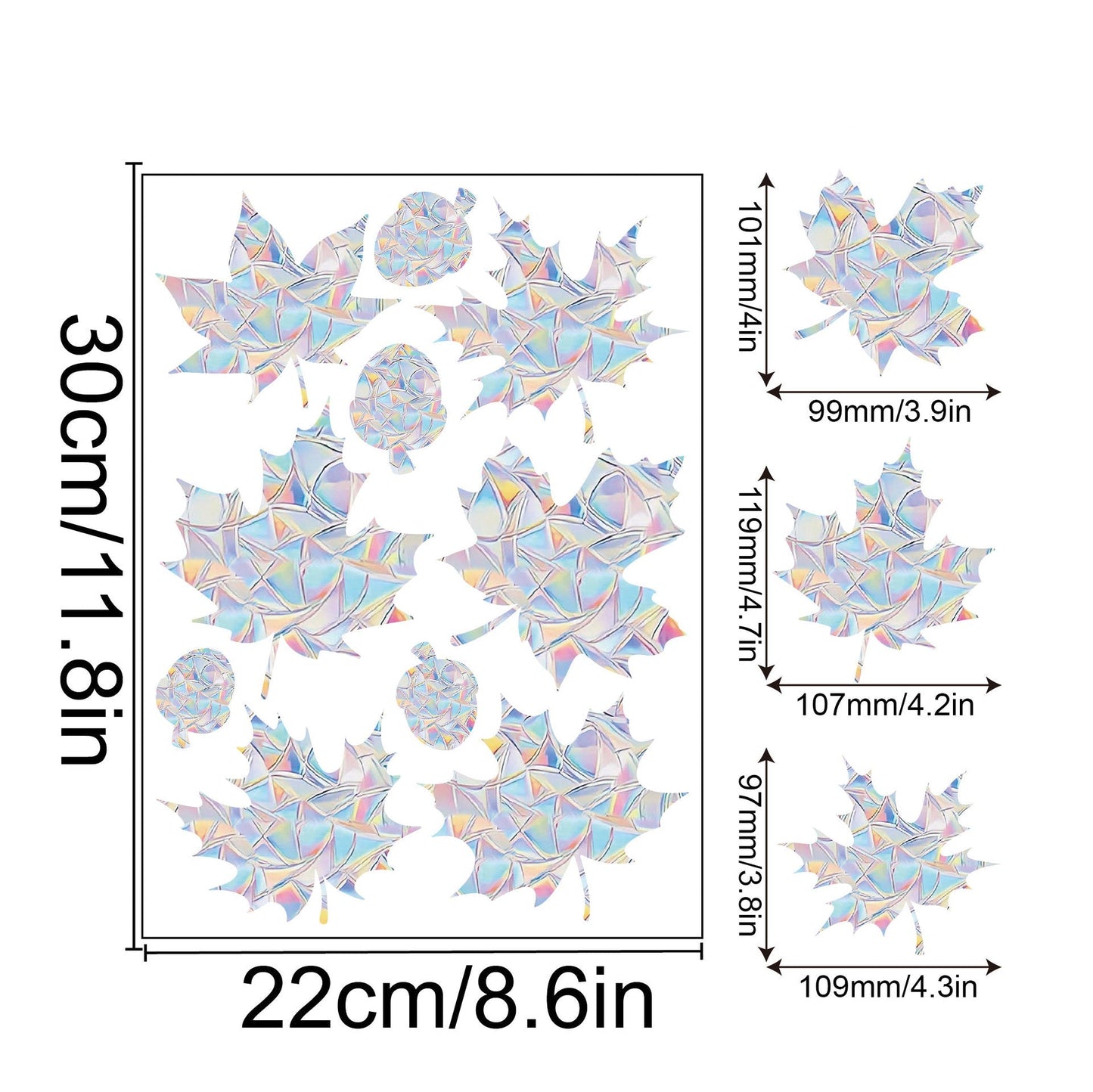 Regnbåge Fönster Klistermärke