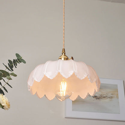 Pendellampa Vintage Glas Hängande Lampa