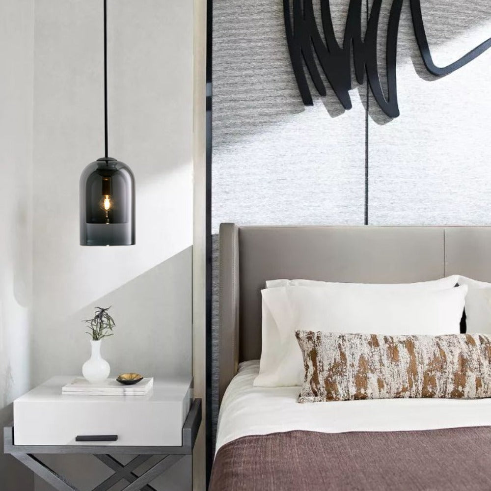 GlassAura - Minimalistisk Hänglampa i Glas