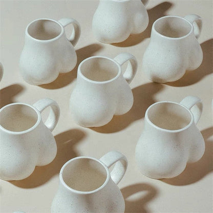Kaffe Mugg Med Kvinnliga Rundningar