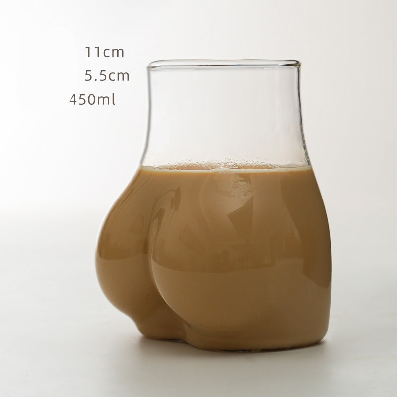 Elegenates Glas Med Kvinnliga Rundningar