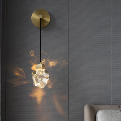 LuxorLicht - Modern kristallvägglampa med LED-belysning