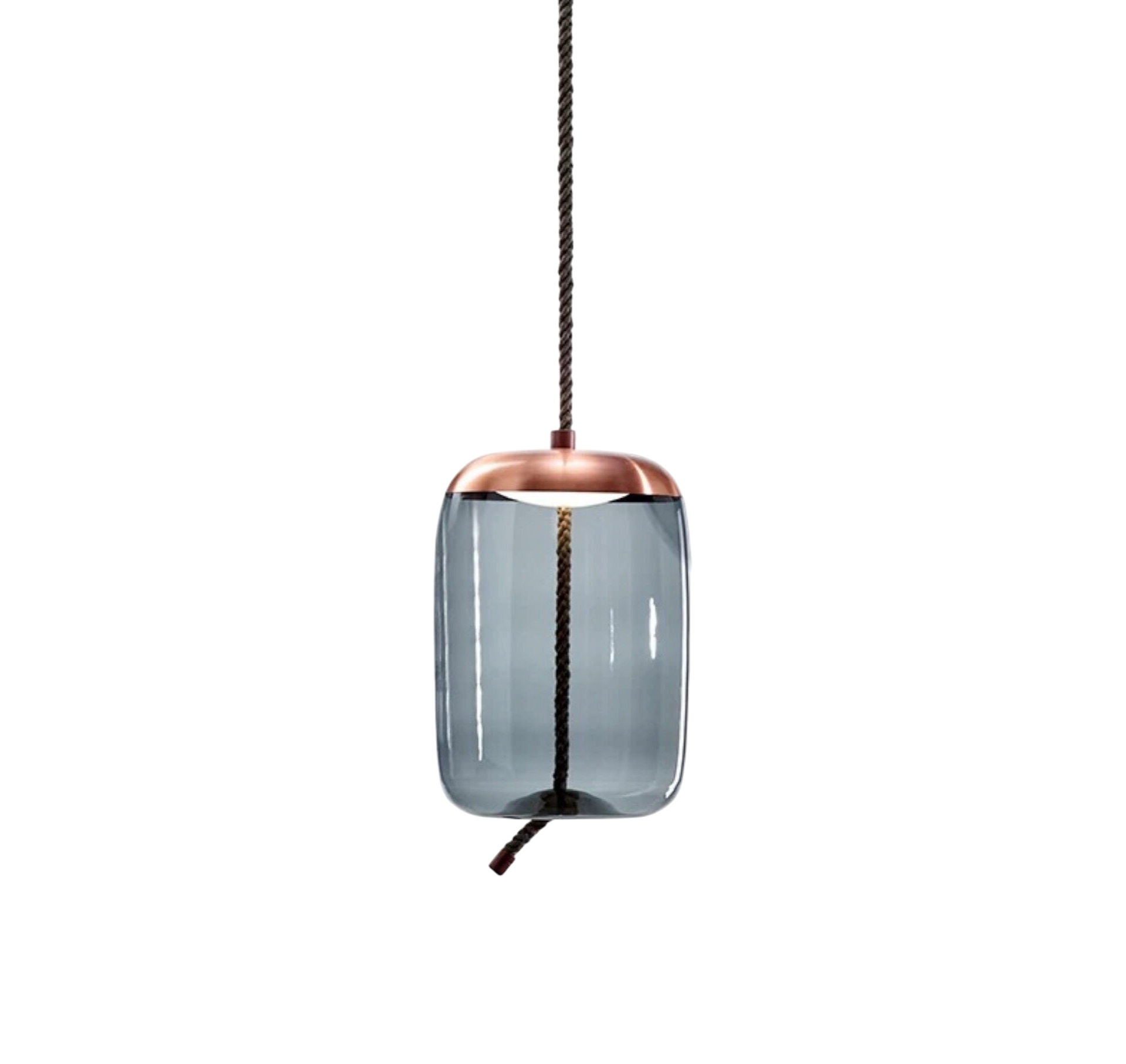 Isolara – Pendellampa i roséguld med snöraffinering