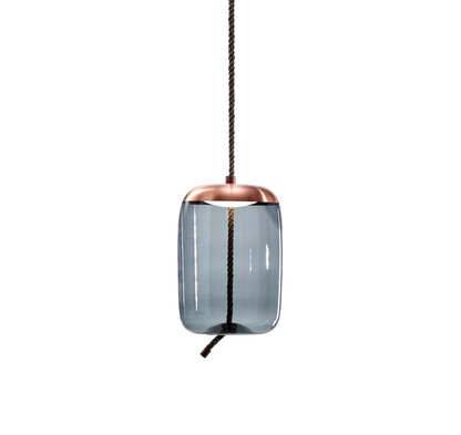 Isolara – Pendellampa i roséguld med snöraffinering