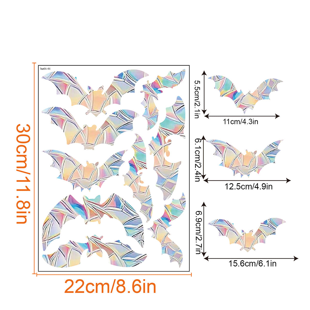 Regnbåge Fönster Klistermärke