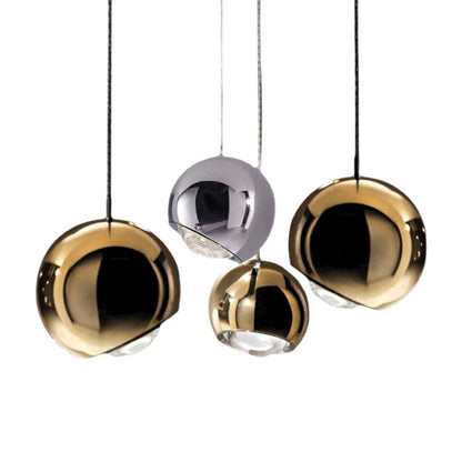Medeltida Spegel Boll LED Hänglampa
