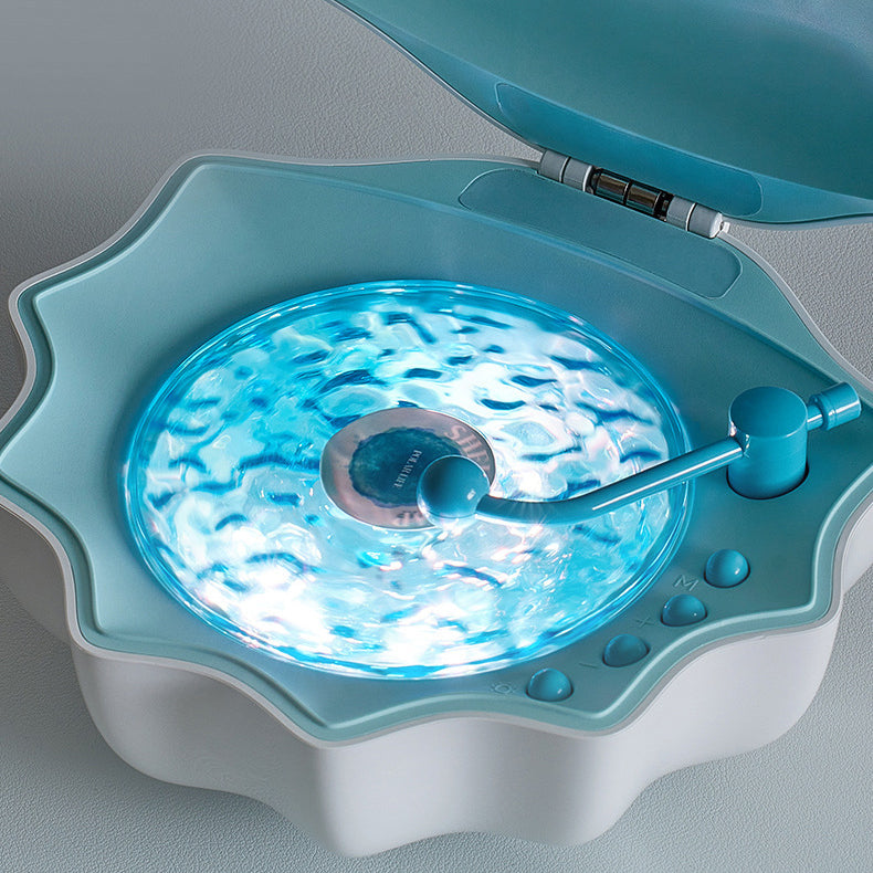 Carvallo - LED-lampa i retro skivspelare-stil med Bluetooth-högtalare