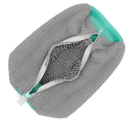 Praktisk skotvättpåse