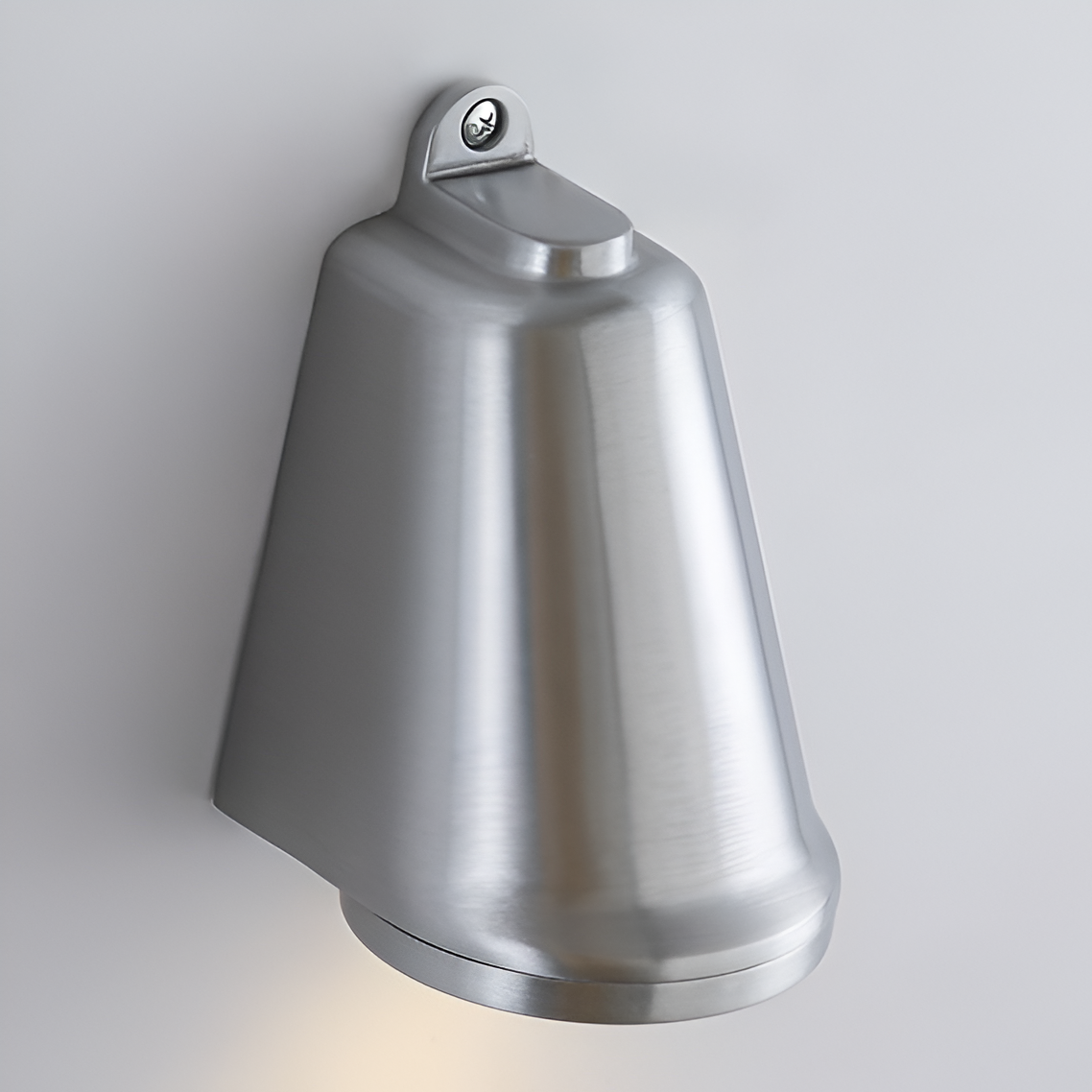 Minimalistisk LED-utomhusvägglampa i aluminium – väderbeständig