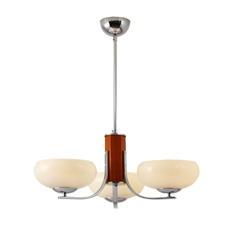 Lunaro | Bauhaus Pendellampa med 3/5 opalglas-huvuden
