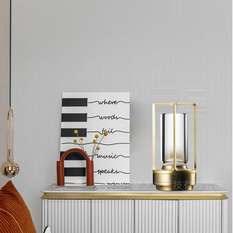 Retro Metall Bordslampa