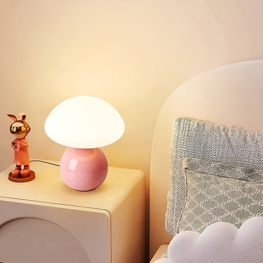 CreamyShine Lamp - Mysig svamp nattdukslampa