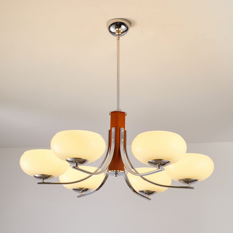 Lunaro | Bauhaus Pendellampa med 3/5 opalglas-huvuden