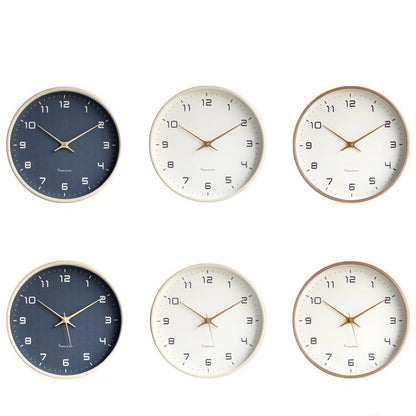 Minimalistisk Analog Väggdekoration i Trä för Hemmet