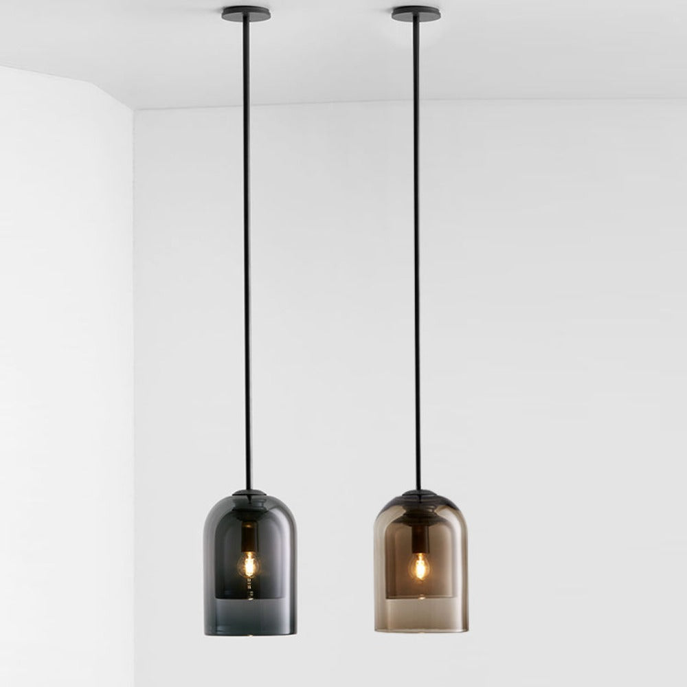 Modern minimalist glas hänglampa