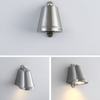 Minimalistisk LED-utomhusvägglampa i aluminium – väderbeständig