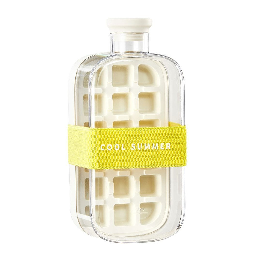 Praktisk 2i1 isbitflaska