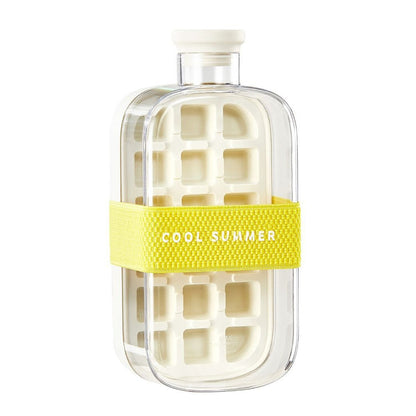 Praktisk 2i1 isbitflaska