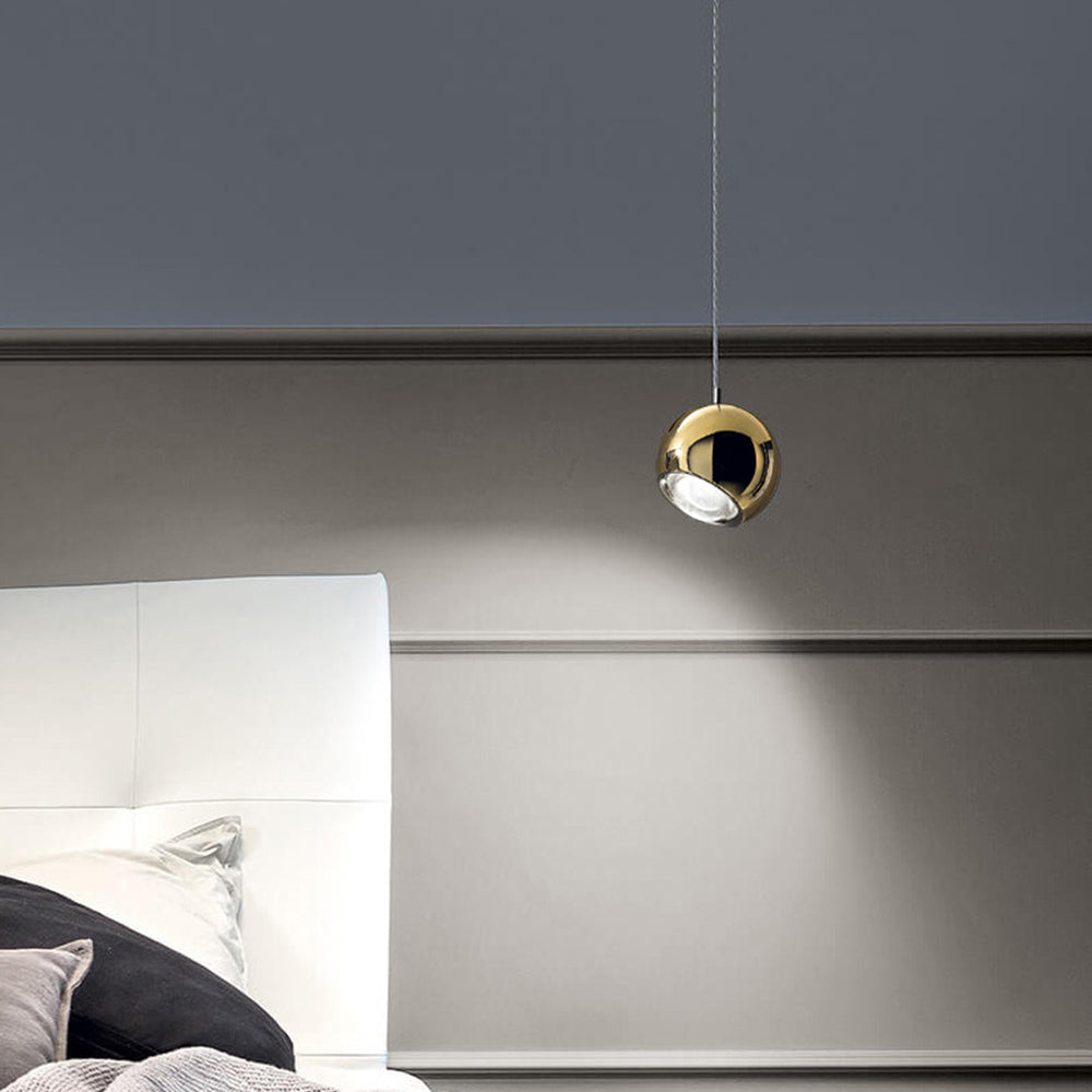 Medeltida Spegel Boll LED Hänglampa