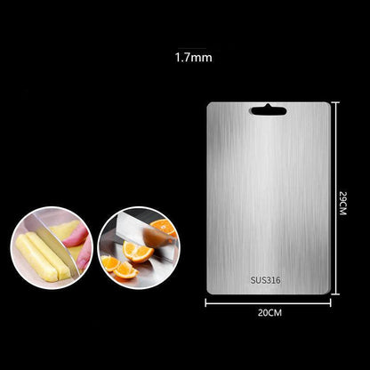 TitanPro – Högkvalitativ skärbräda i tyskt rostfritt stål 304