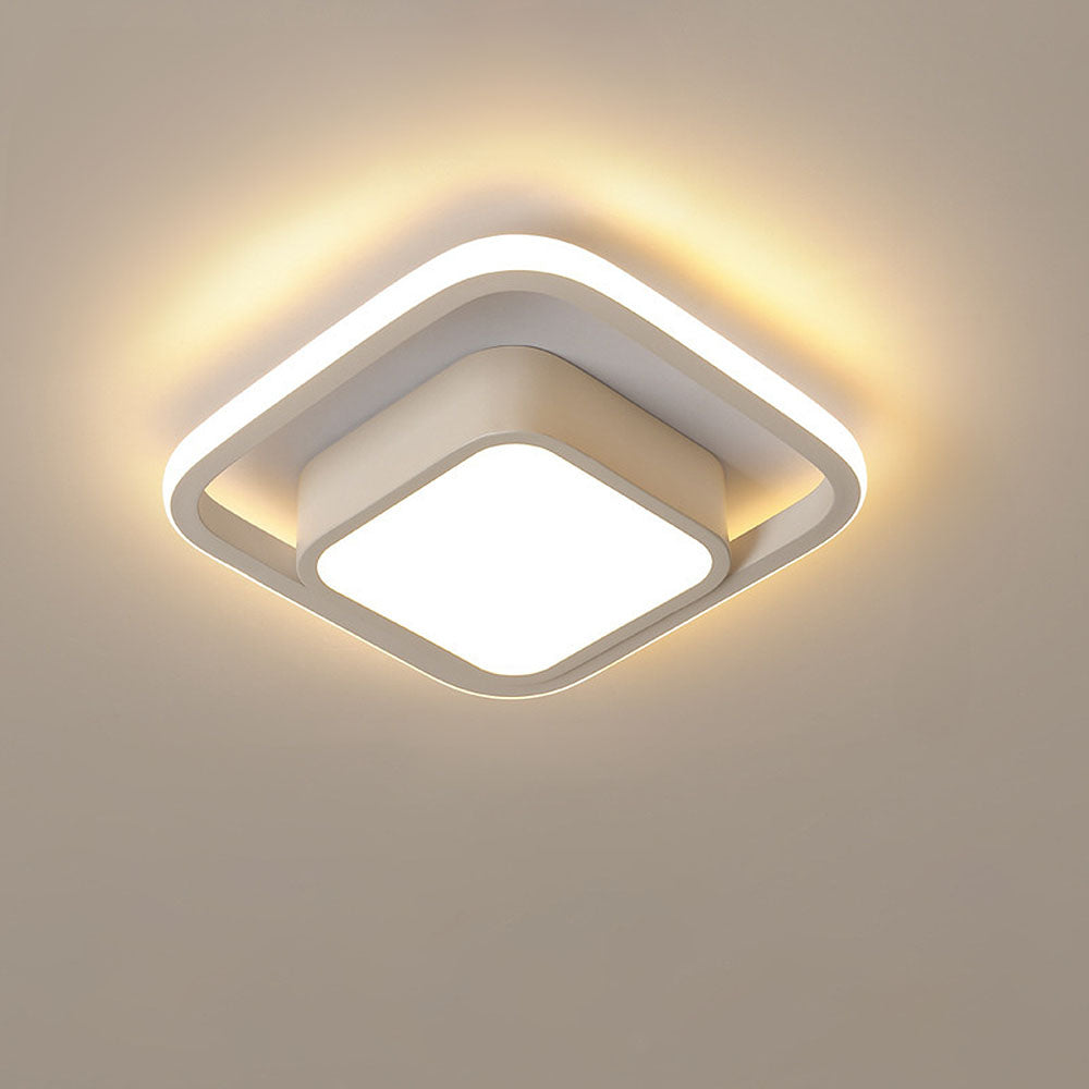 Dubbel Ring LED Taklampa | 10,6 tum Diameter | Sleek Minimalistisk Design | Modern Hem Accent | Brick by Brick