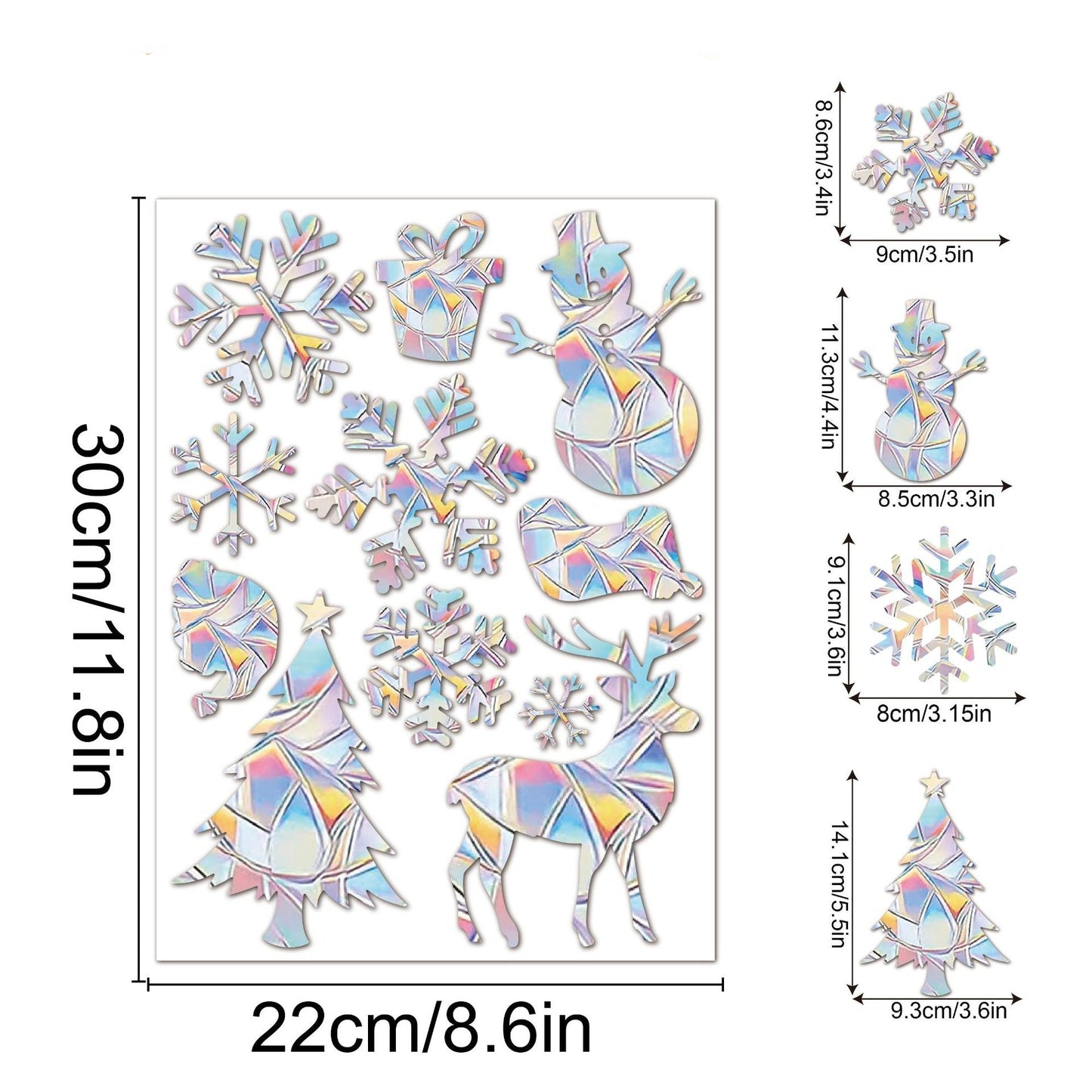 Regnbåge Fönster Klistermärke