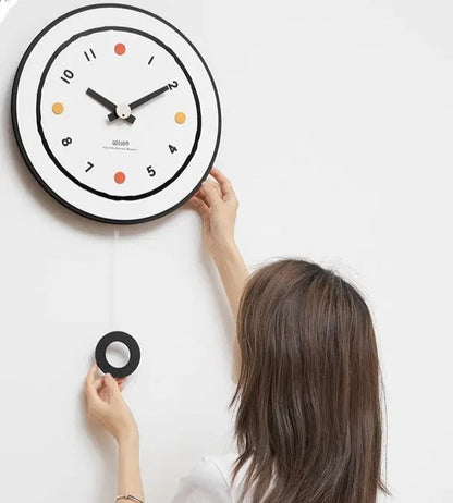 QuietTime - Chic Tyst Pendelur Stilig design med lugn tidtagning