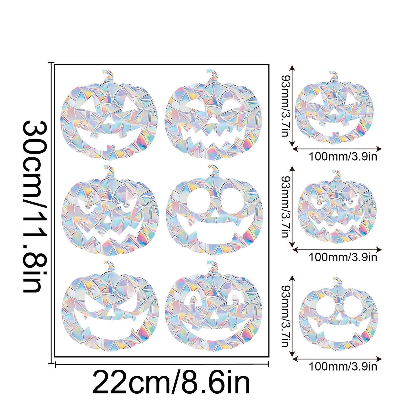 Regnbåge Fönster Klistermärke