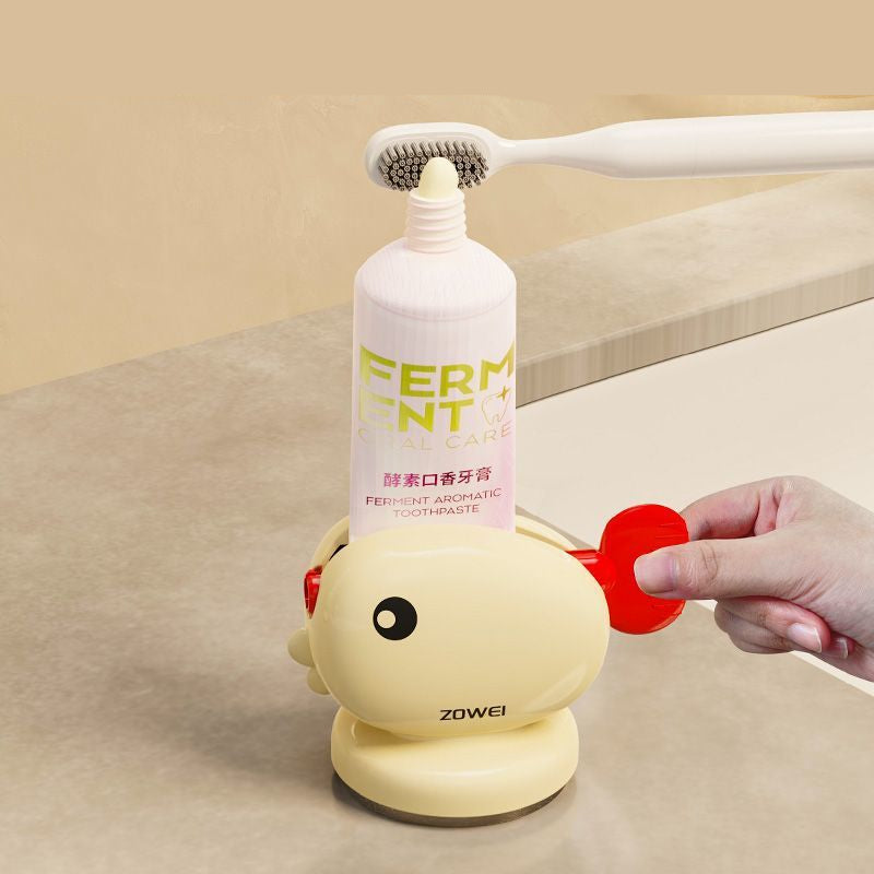 Praktisk tandkrämspress