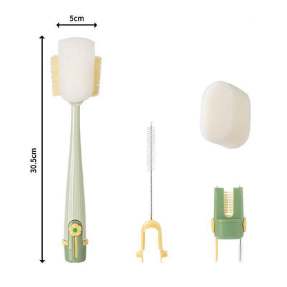 Praktisk 5i1 flaskrengörare