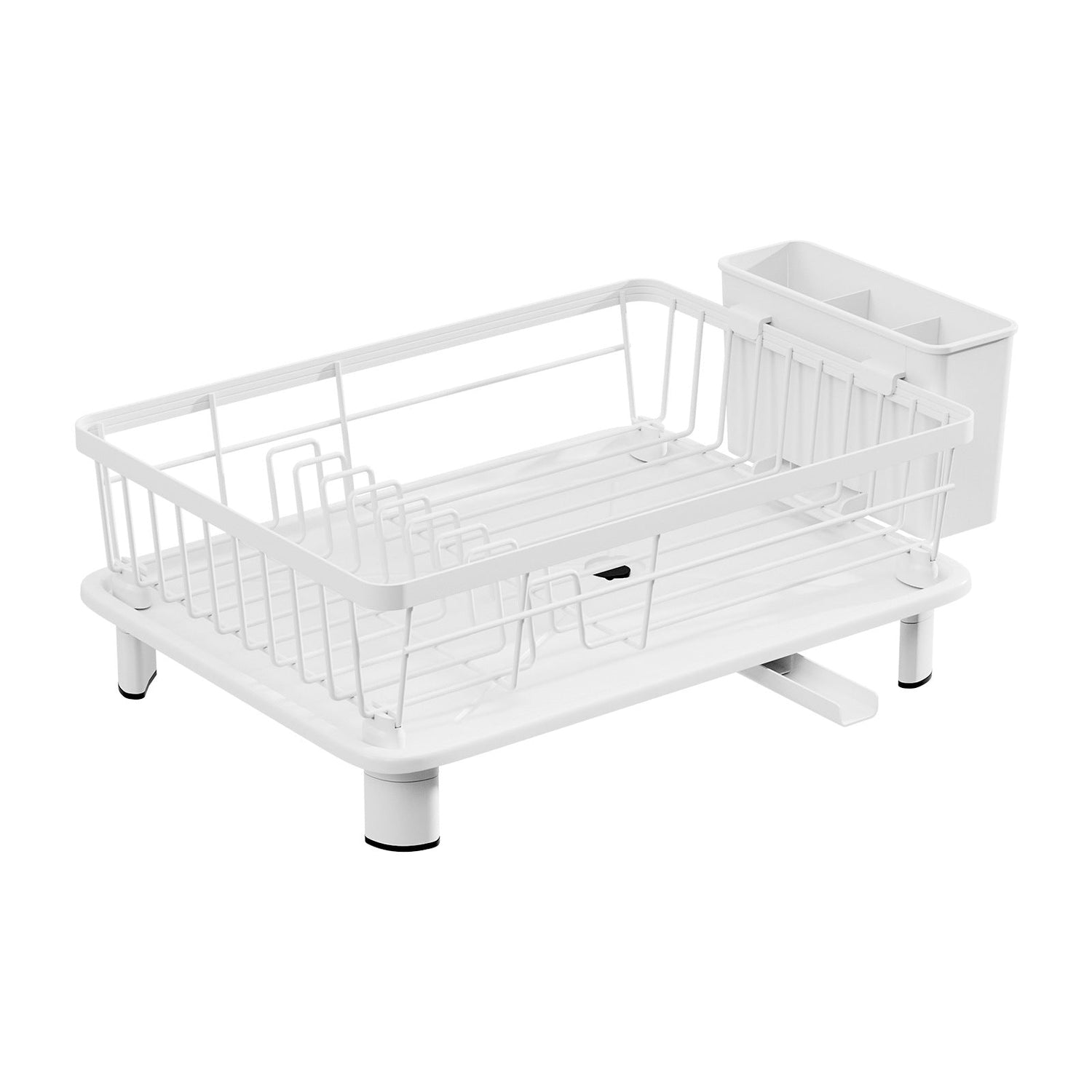 Praktisk diskställ med vattendränering