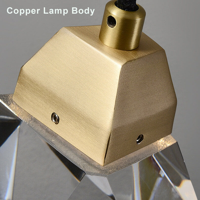 LuxorLicht - Modern kristallvägglampa med LED-belysning