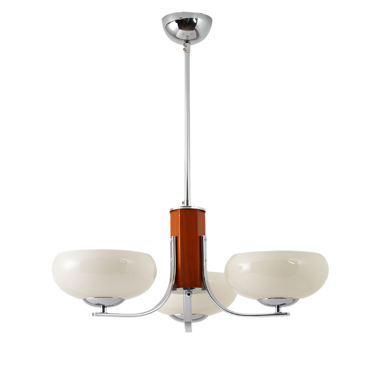 Lunaro | Bauhaus Pendellampa med 3/5 opalglas-huvuden