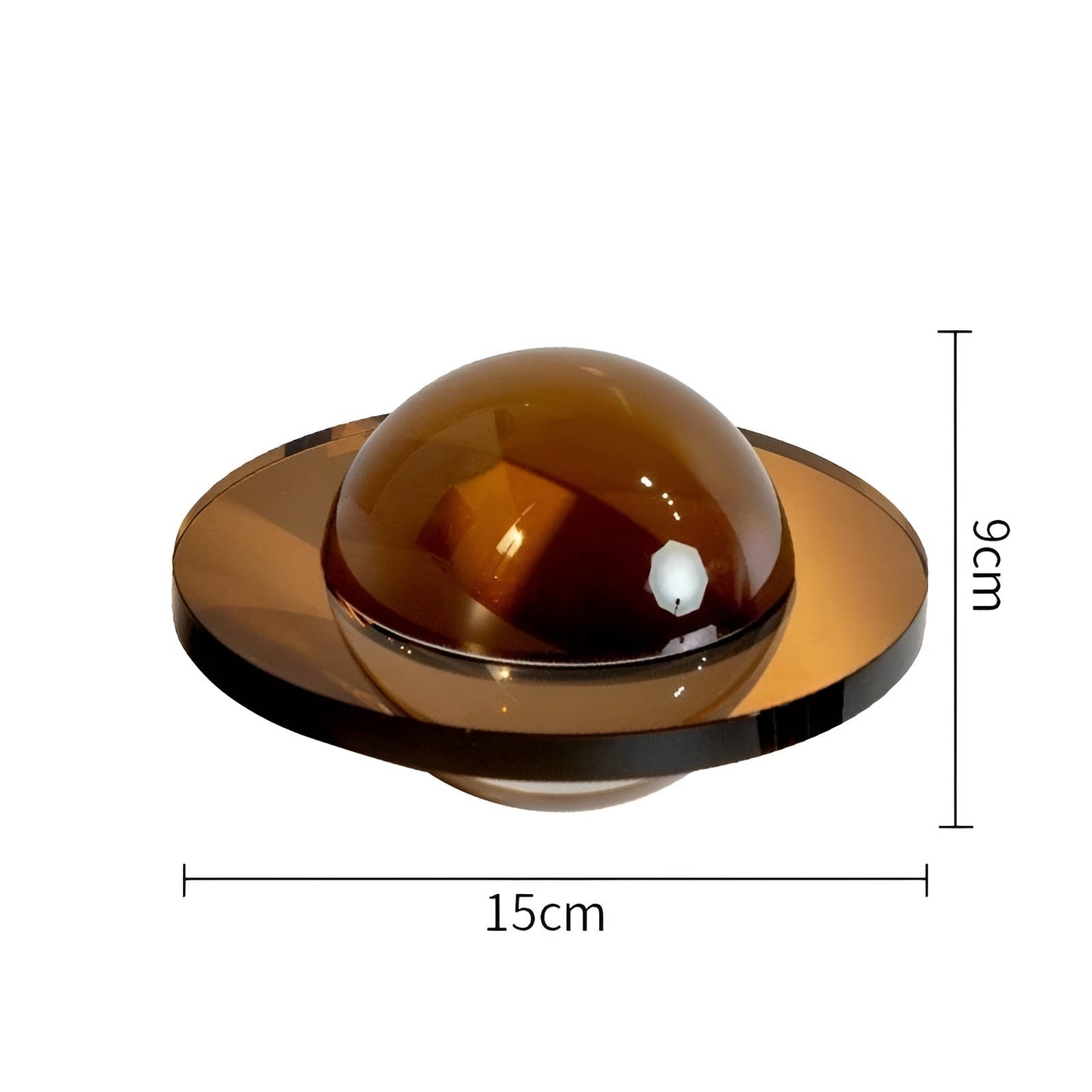 CrystalAxis Ornament - Dekorativt Kristall-Planets-Ornament