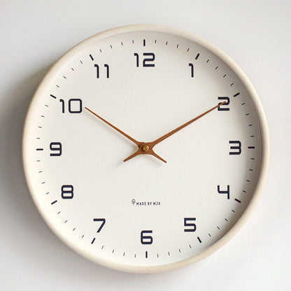 Minimalistisk Analog Väggdekoration i Trä för Hemmet