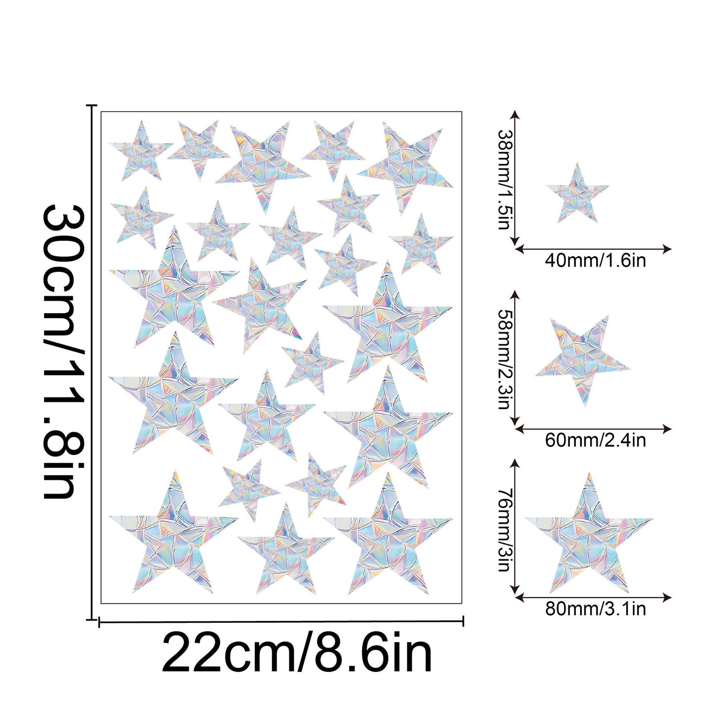 Regnbåge Fönster Klistermärke