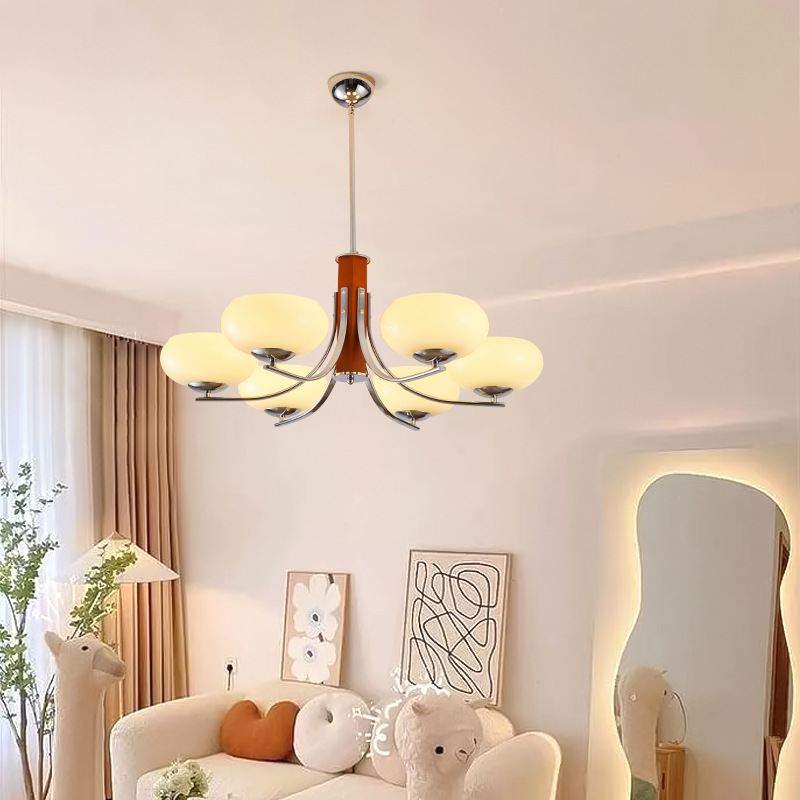 Lunaro | Bauhaus Pendellampa med 3/5 opalglas-huvuden