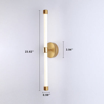 Modern minimalistisk LED-vägglampa med 1 ljus