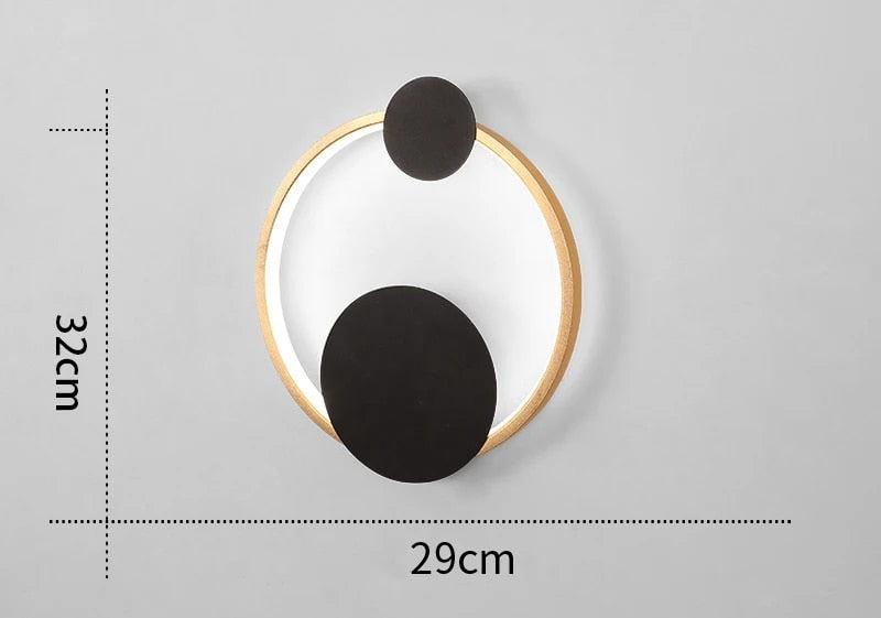 CreativeGlow - Modern LED Vägglampa i Kreativ Design – Dekorativ Belysning